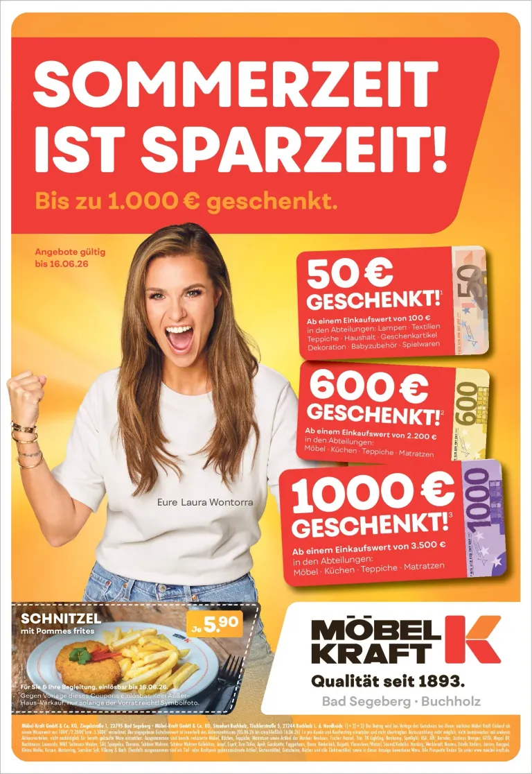 Möbel Kraft Prospekt ab 01.06.2026