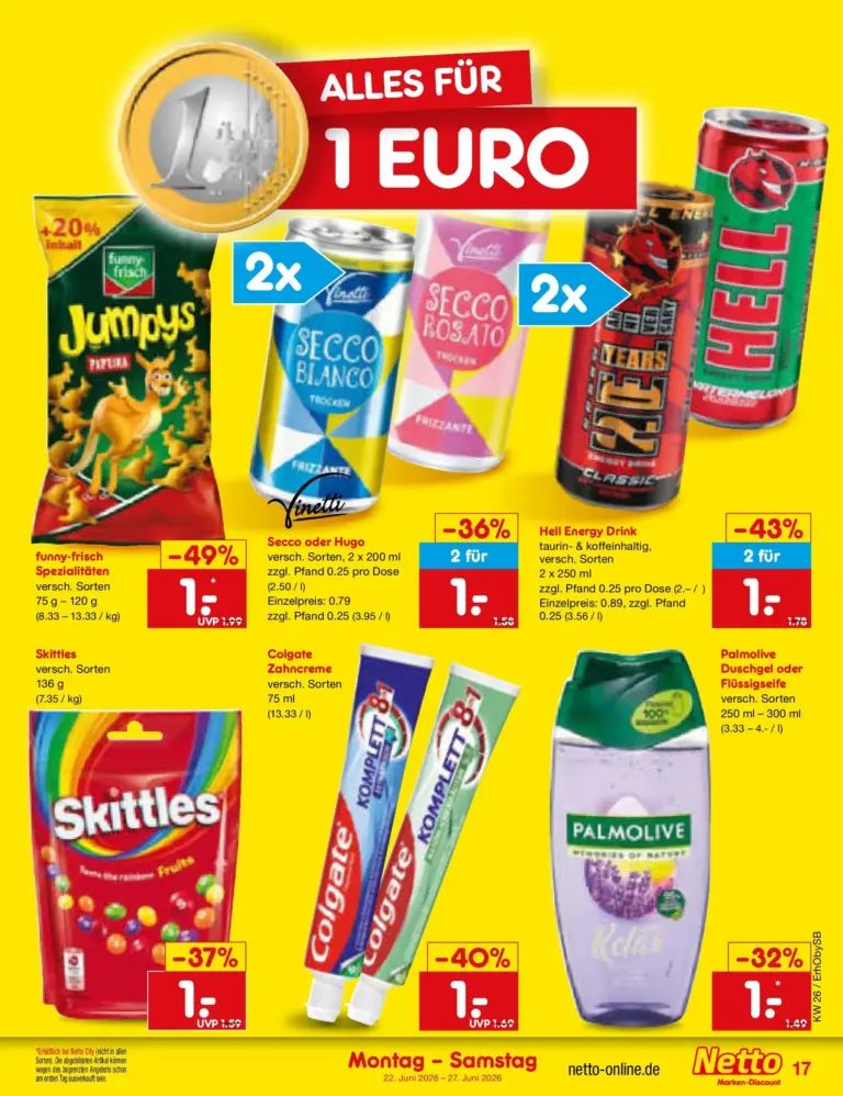 Netto Marken-Discount Prospekt ab 22.06.2026