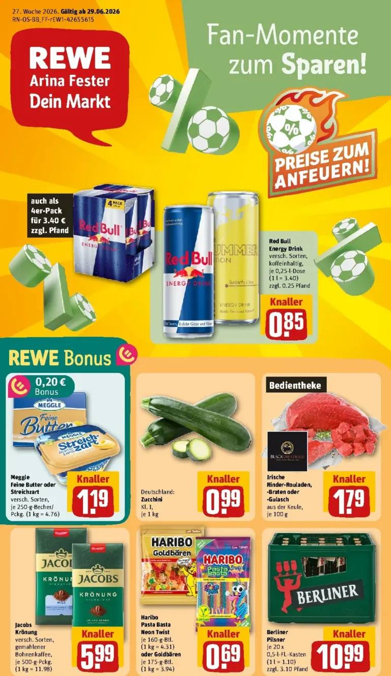 REWE Prospekt ab 29.06.2026