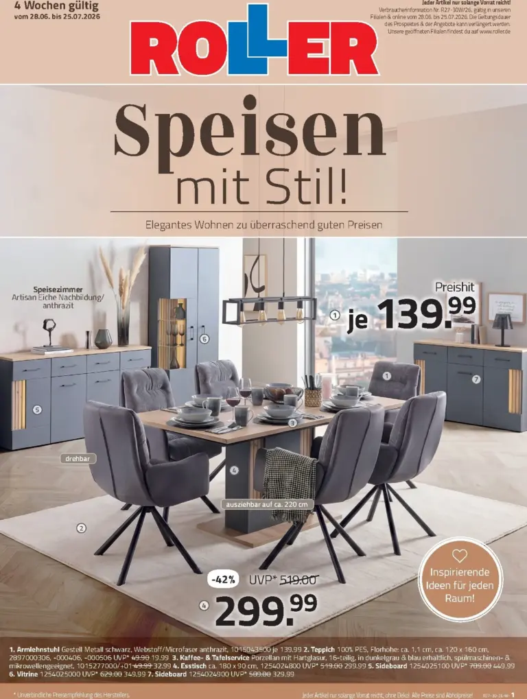 Roller Prospekt ab 28.06.2026