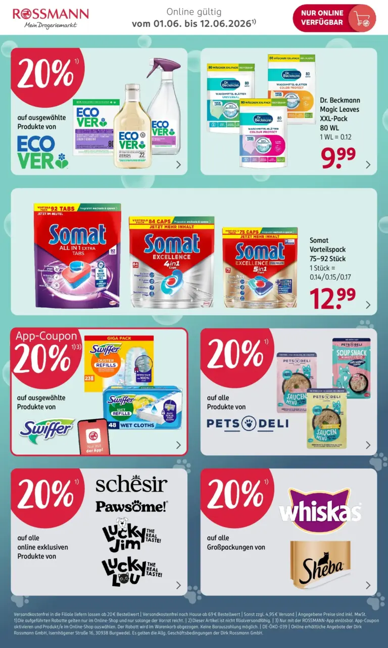 Rossmann Prospekt ab 01.06.2026