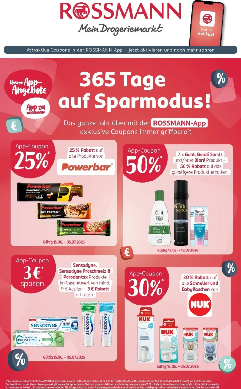 Rossmann Prospekt ab 15.06.2026