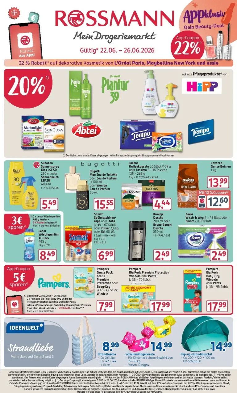 Rossmann Prospekt ab 22.06.2026