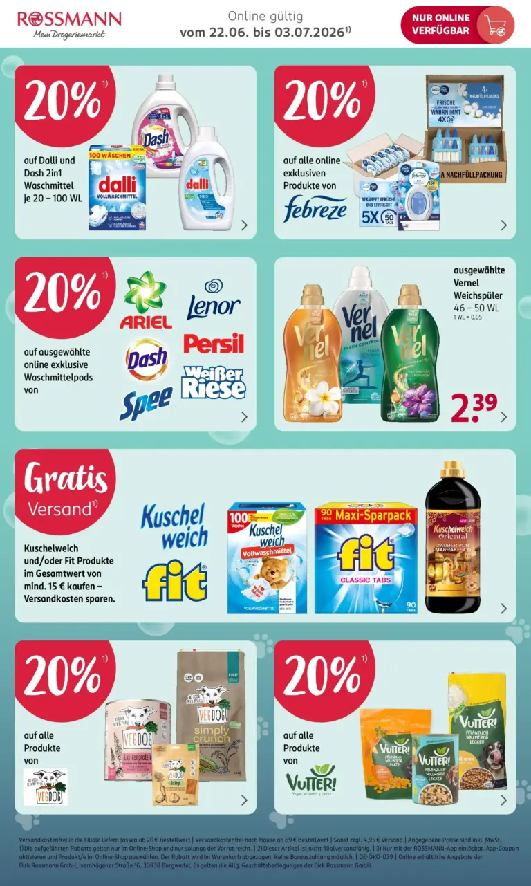 Rossmann Prospekt ab 22.06.2026