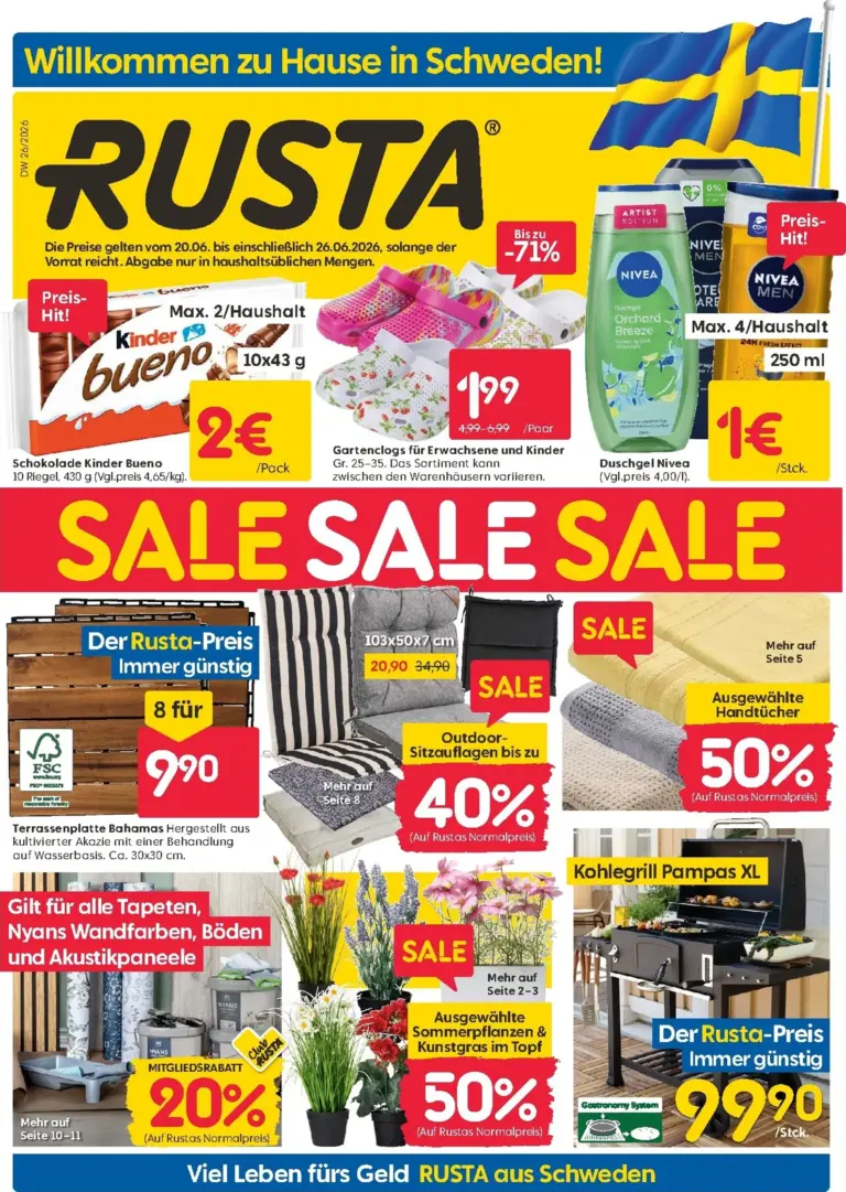 Rusta Prospekt ab 20.06.2026