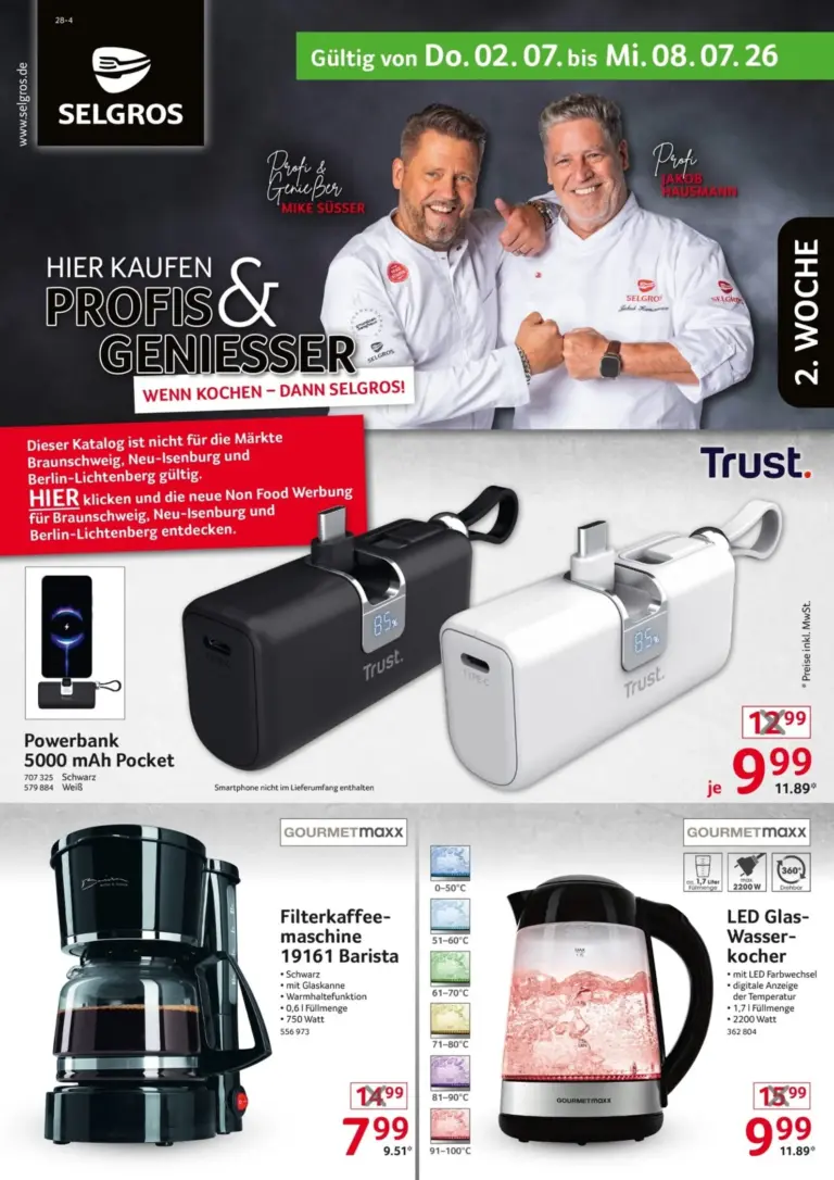 Selgros Prospekt ab 02.07.2026