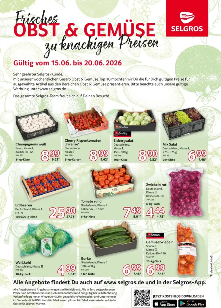 Selgros Prospekt ab 15.06.2026