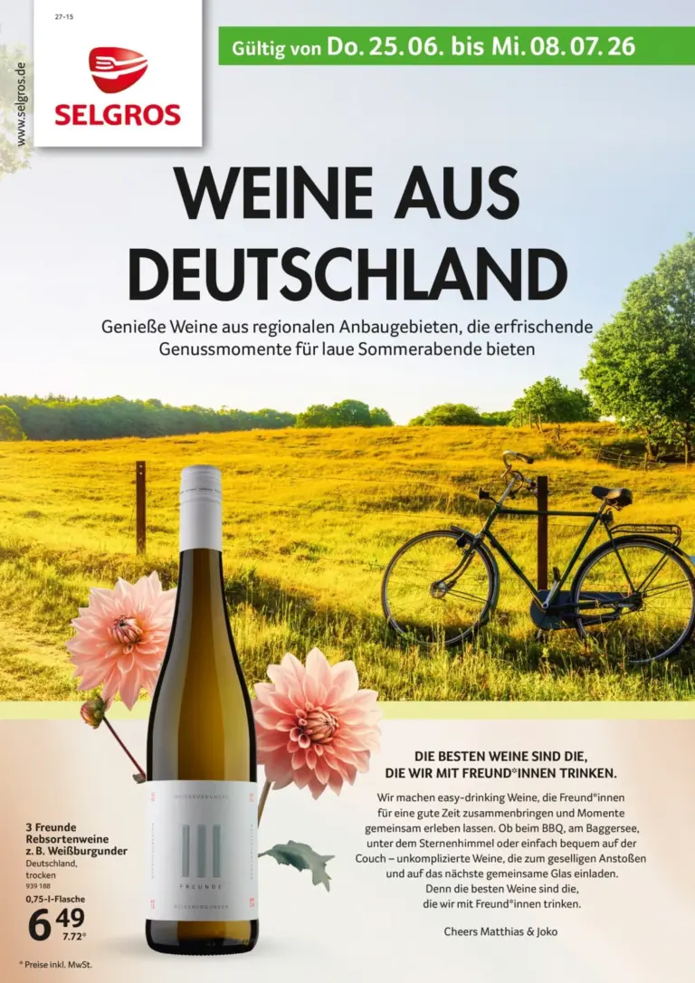 Selgros Prospekt ab 25.06.2026