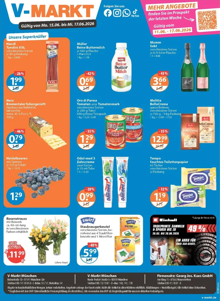 V-Markt Prospekt ab 15.06.2026