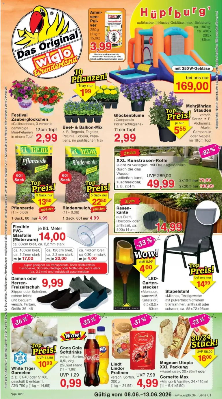 Wiglo Wunderland Prospekt ab 08.06.2026