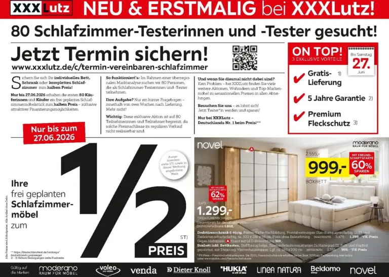 XXXLutz Prospekt ab 08.06.2026