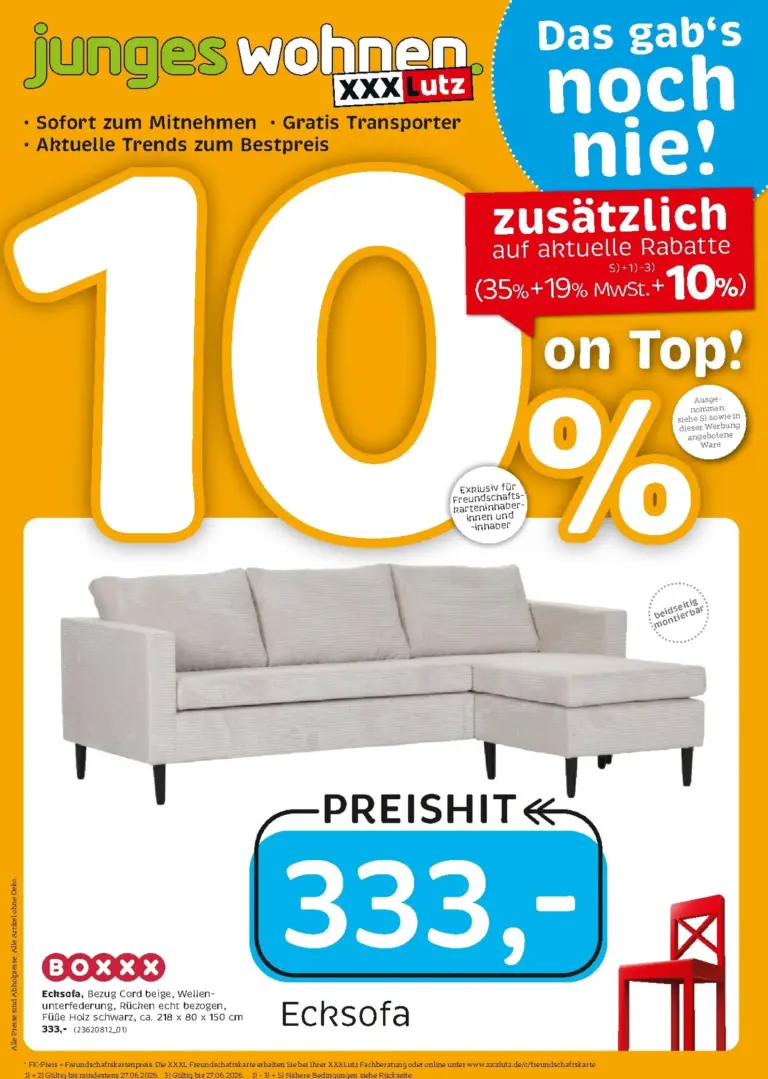 XXXLutz Prospekt ab 10.06.2026