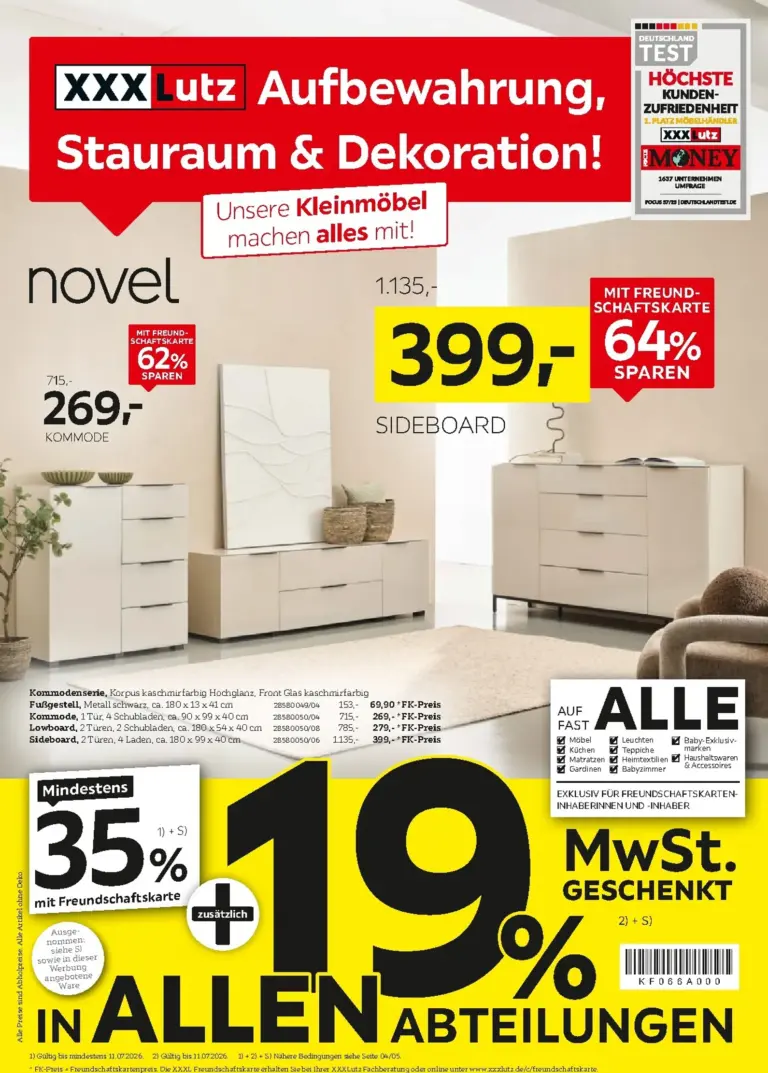 XXXLutz Prospekt ab 27.06.2026