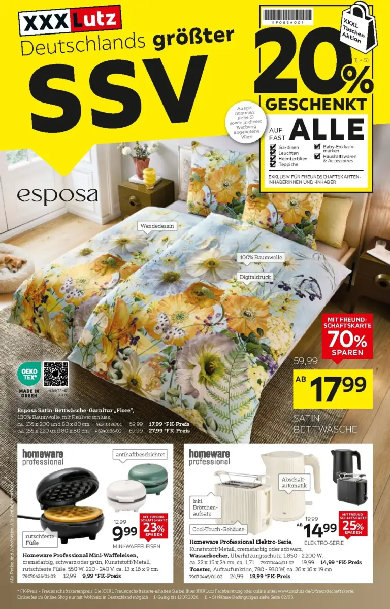 XXXLutz Prospekt ab 27.06.2026