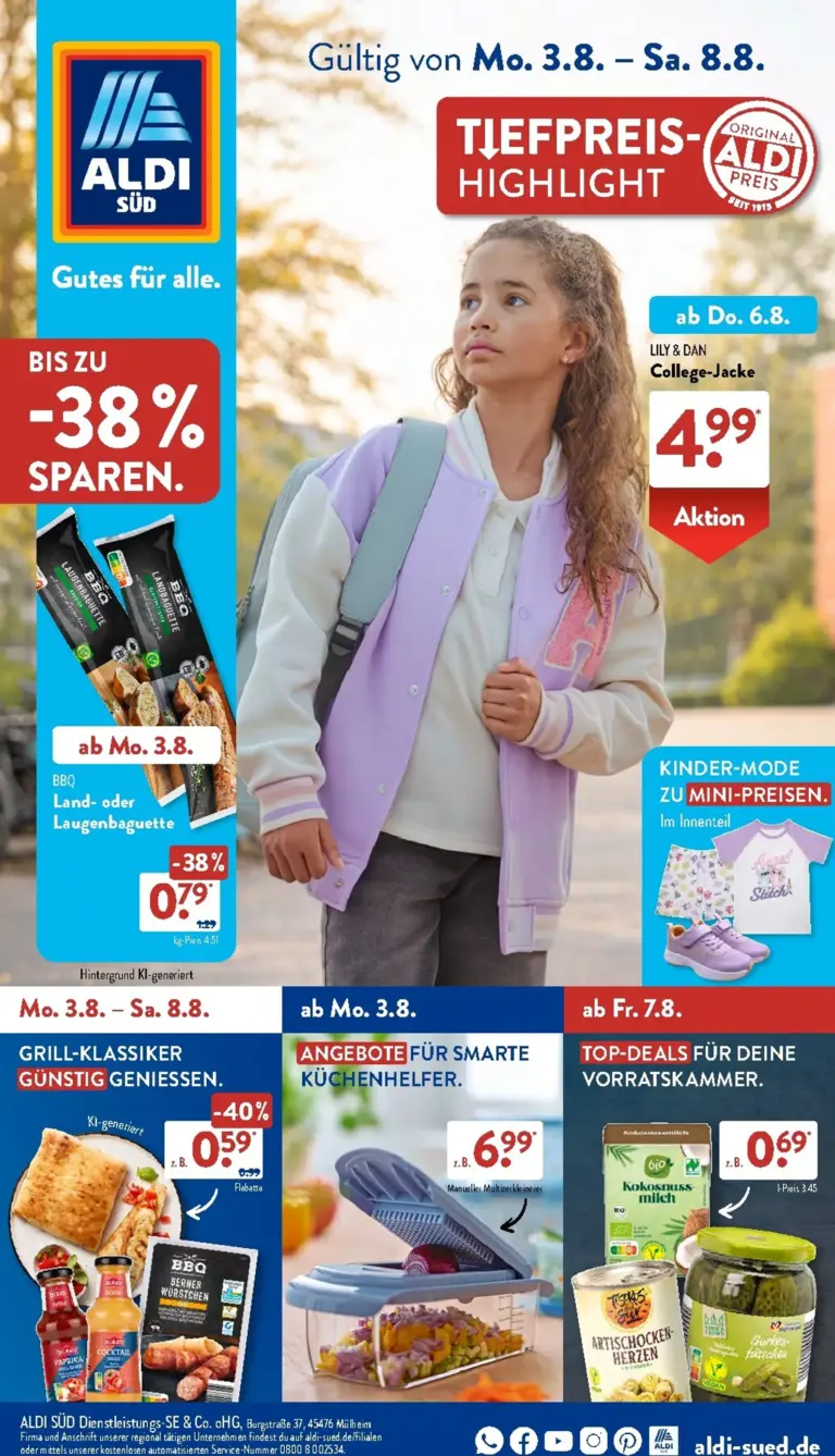 Aldi Süd Prospekt ab 03.08.2026