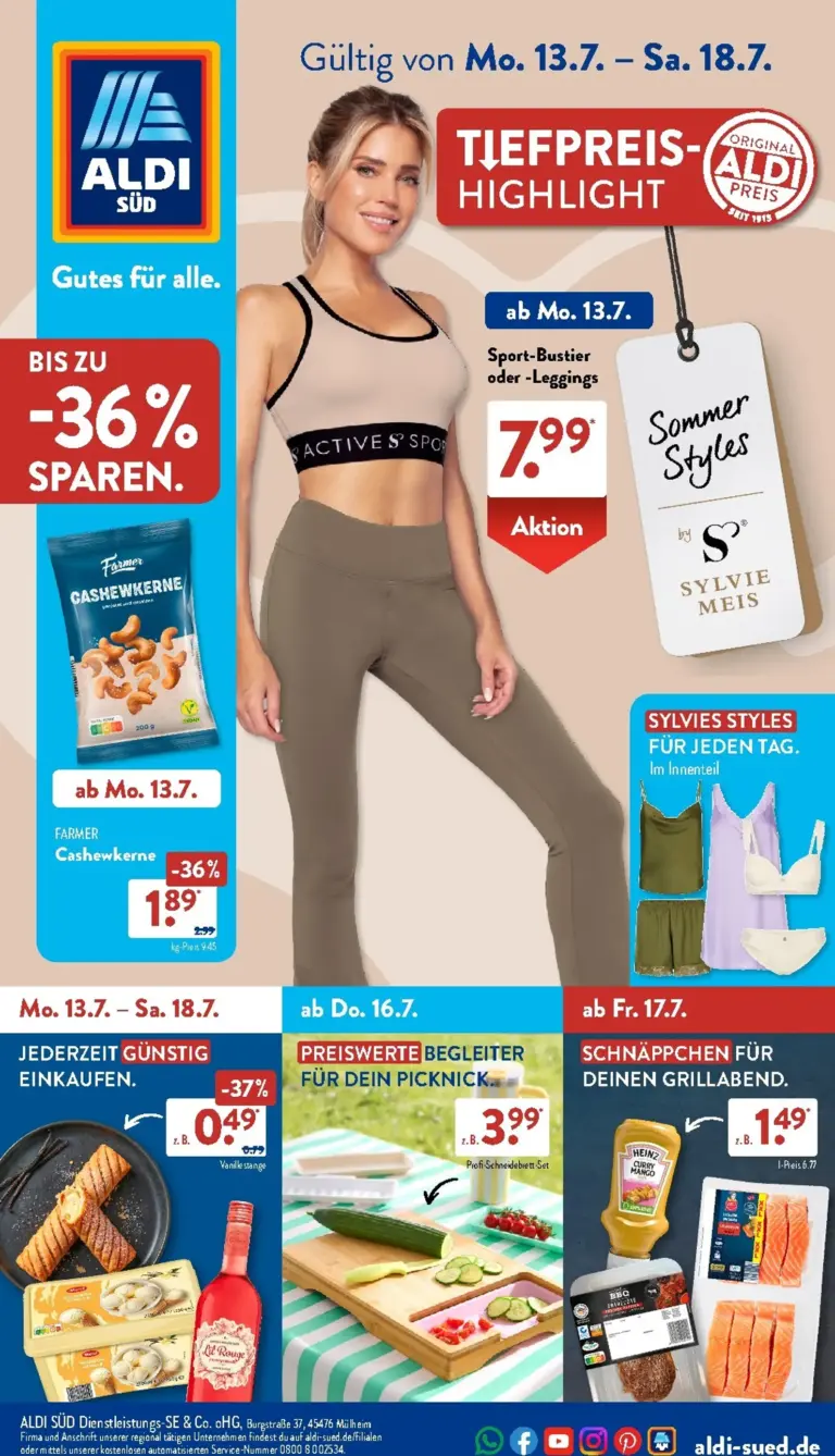 Aldi Süd Prospekt ab 13.07.2026