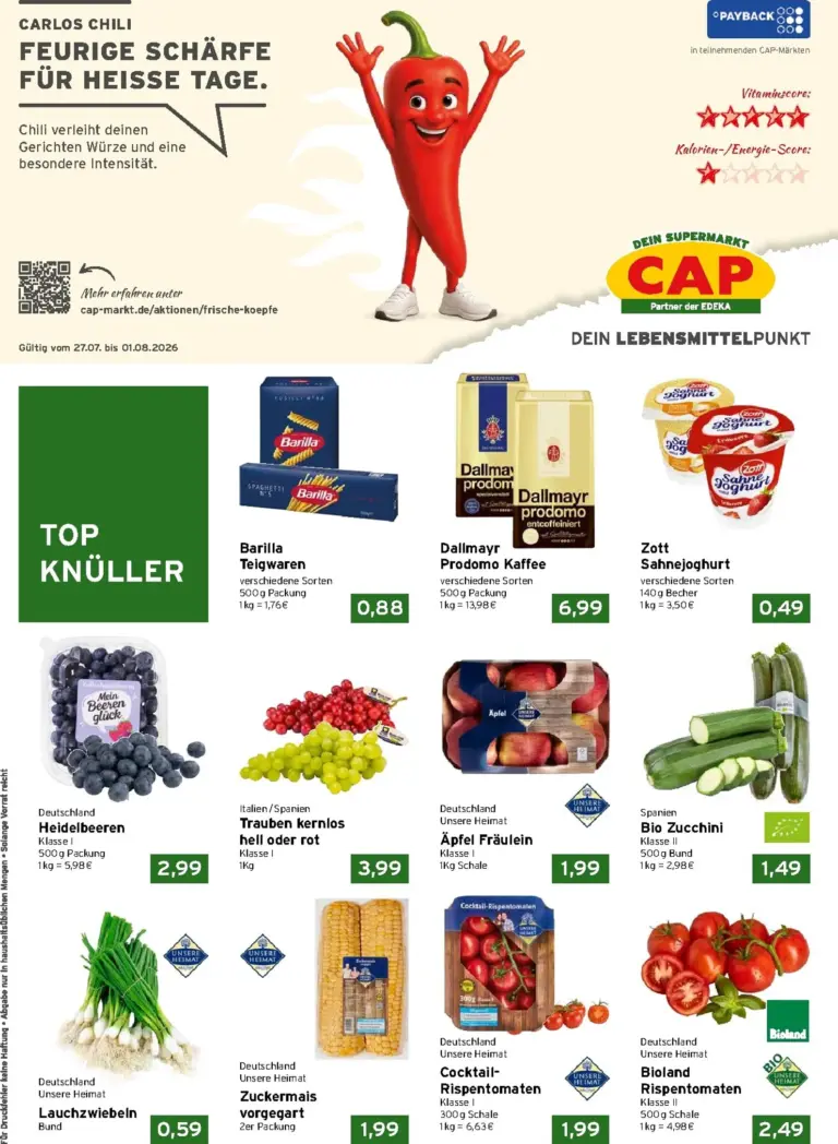 CAP-Markt Prospekt ab 27.07.2026