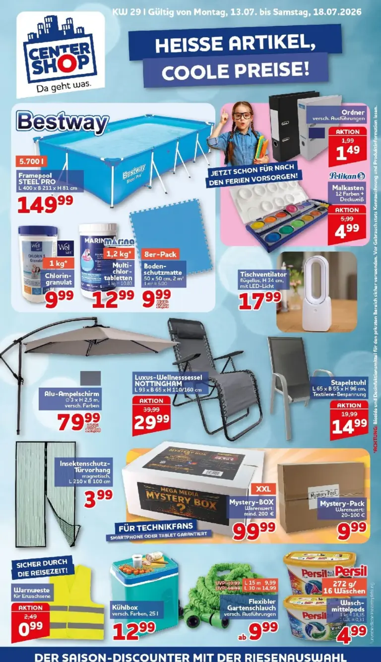 Centershop Prospekt ab 13.07.2026