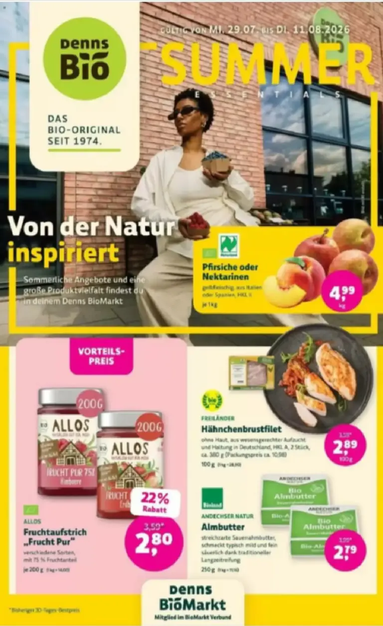 Denns BioMarkt Prospekt ab 29.07.2026
