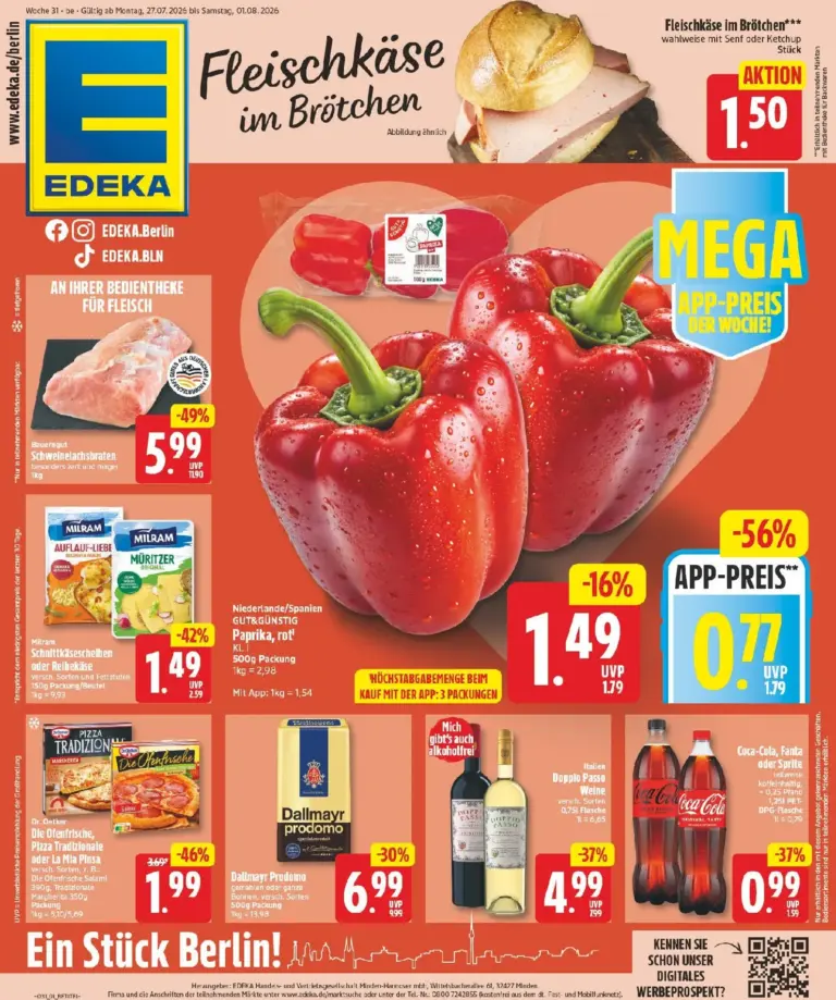 EDEKA Prospekt ab 27.07.2026