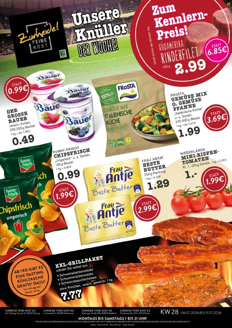Edeka Zurheide Prospekt ab 06.07.2026