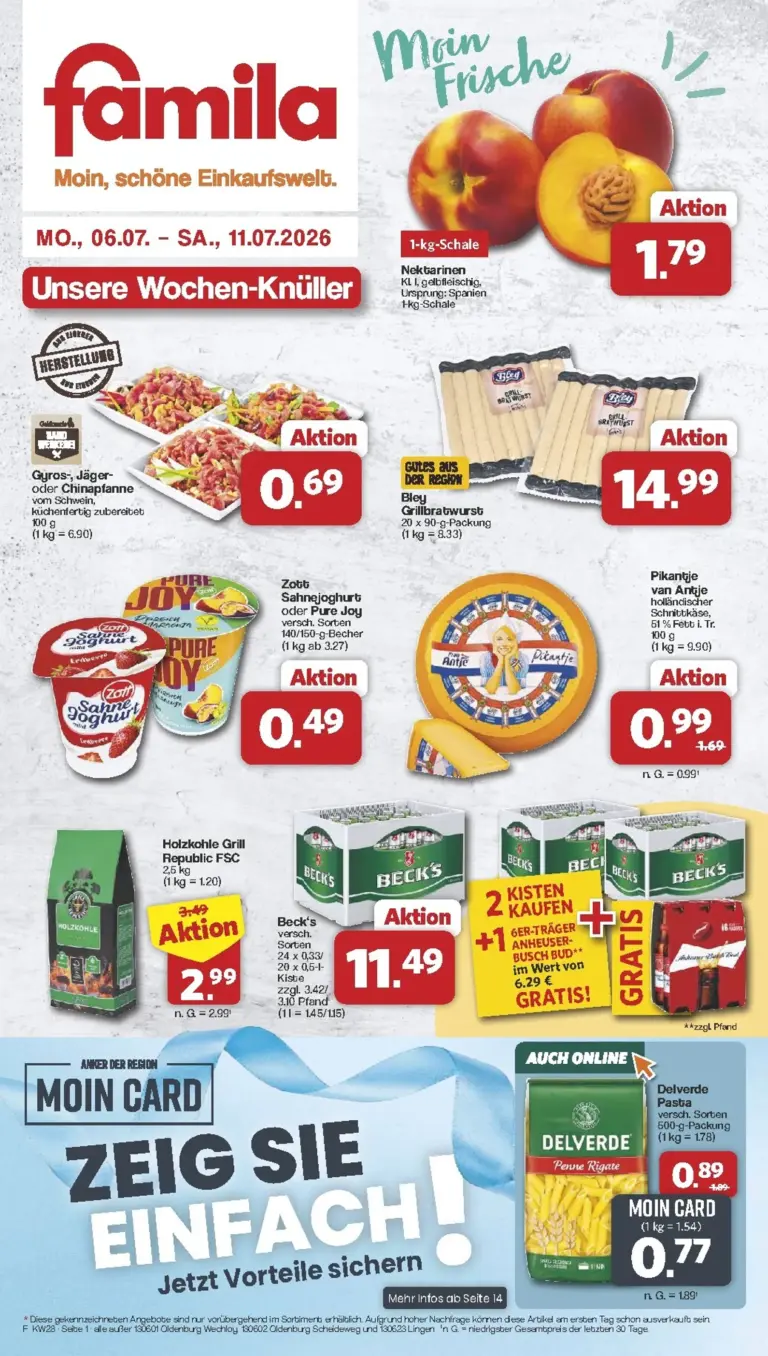 Famila Nordwest Prospekt ab 06.07.2026
