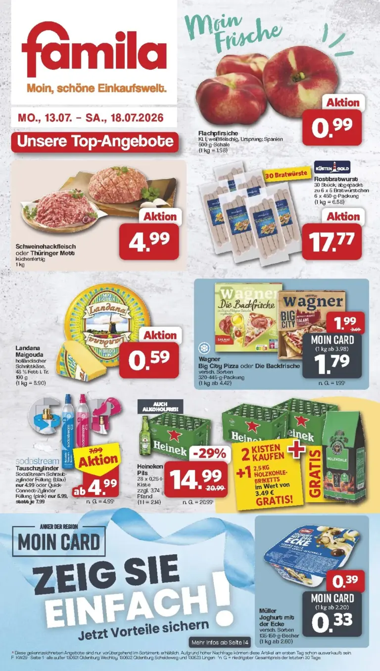 Famila Nordwest Prospekt ab 13.07.2026