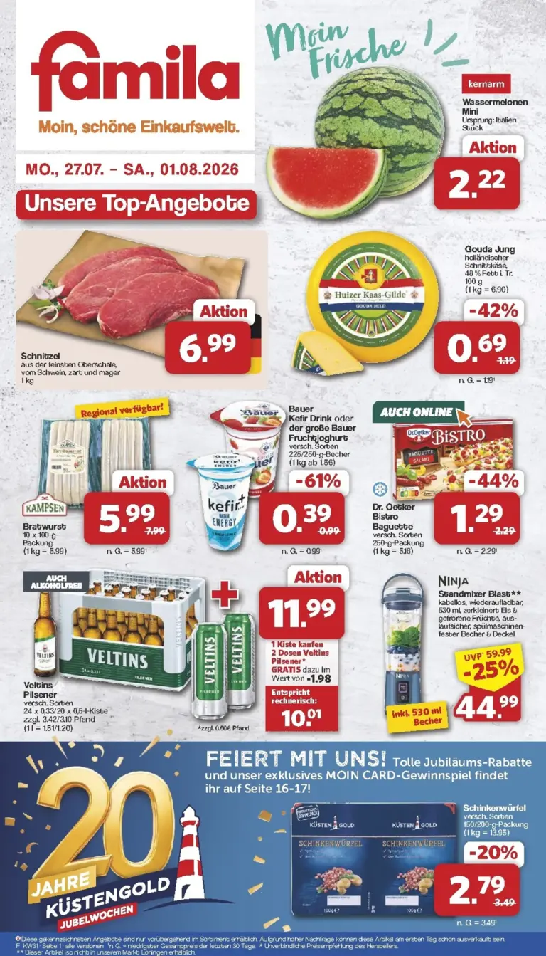 Famila Nordwest Prospekt ab 27.07.2026