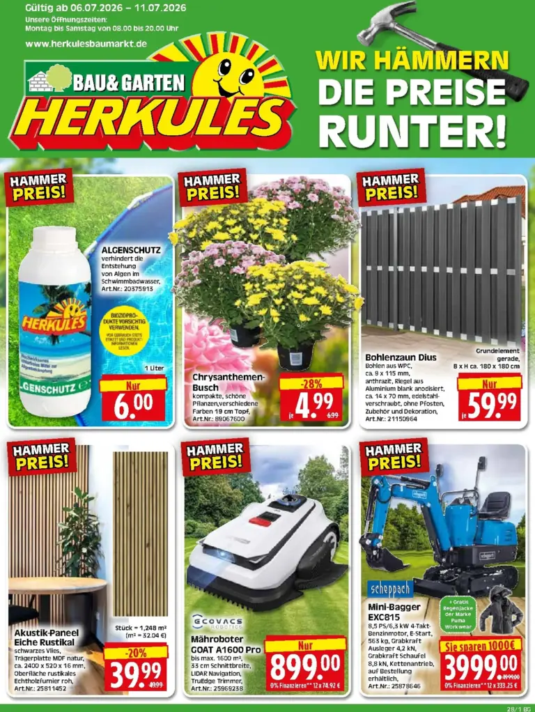 Herkules Prospekt ab 06.07.2026