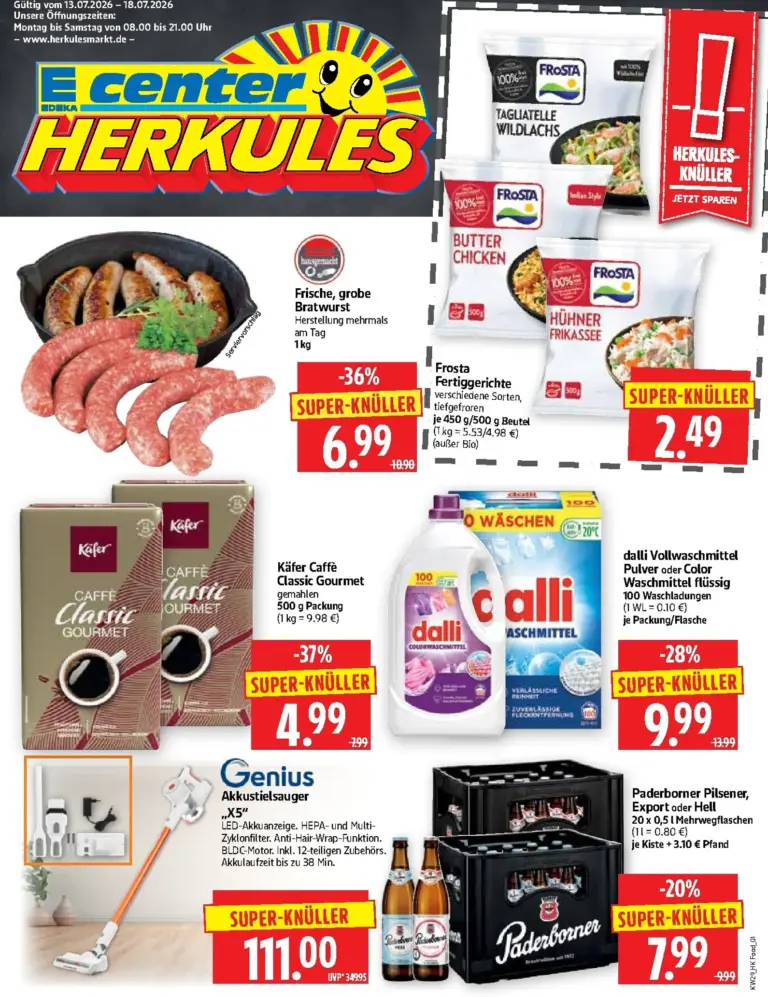 Herkules Prospekt ab 13.07.2026