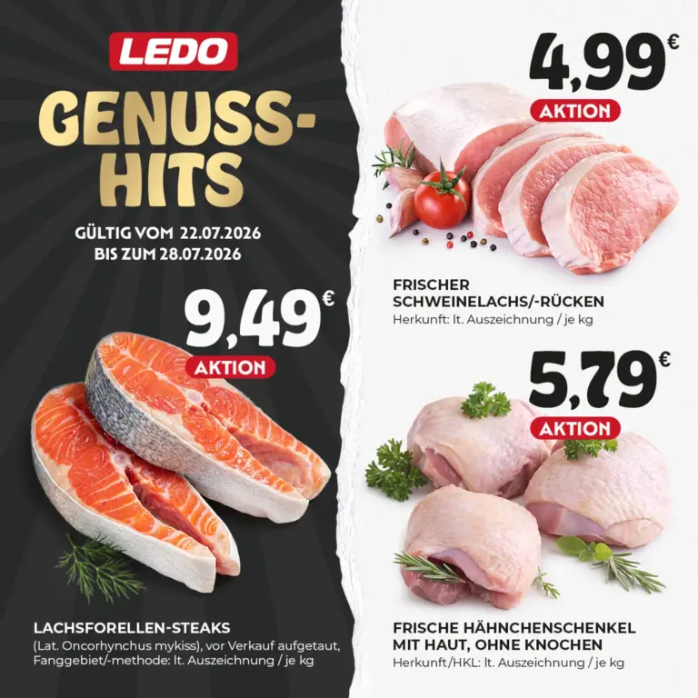 Ledo Prospekt ab 22.07.2026