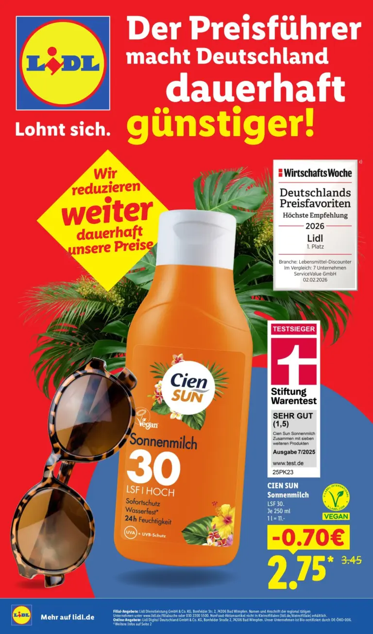 LIDL Prospekt ab 01.07.2026