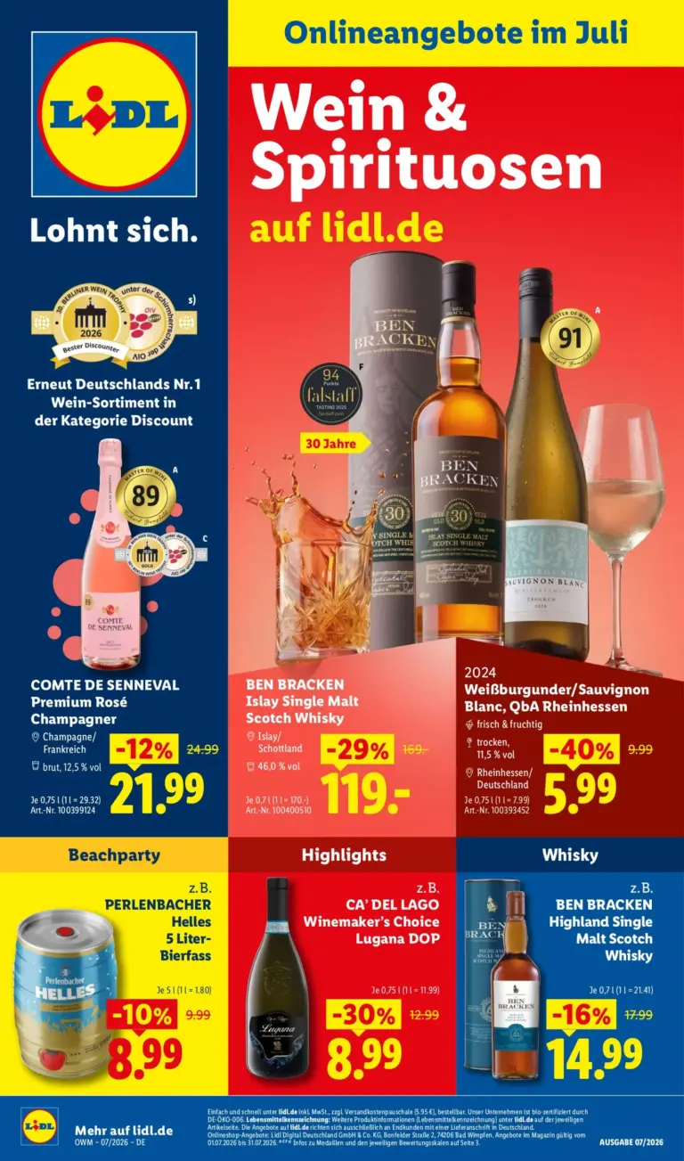 LIDL Prospekt ab 01.07.2026