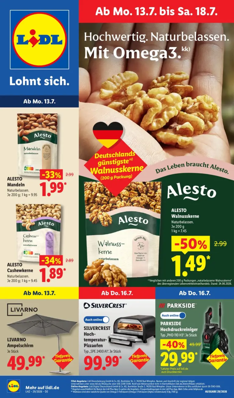 LIDL Prospekt ab 13.07.2026