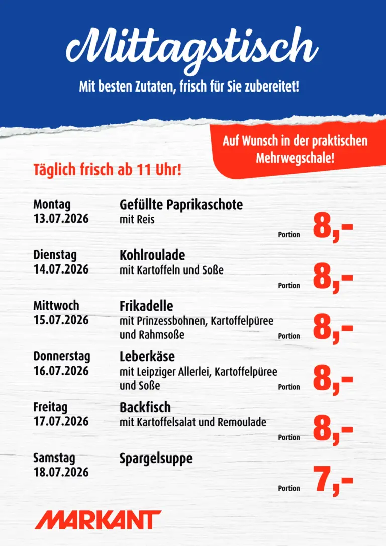 Markant Prospekt ab 13.07.2026