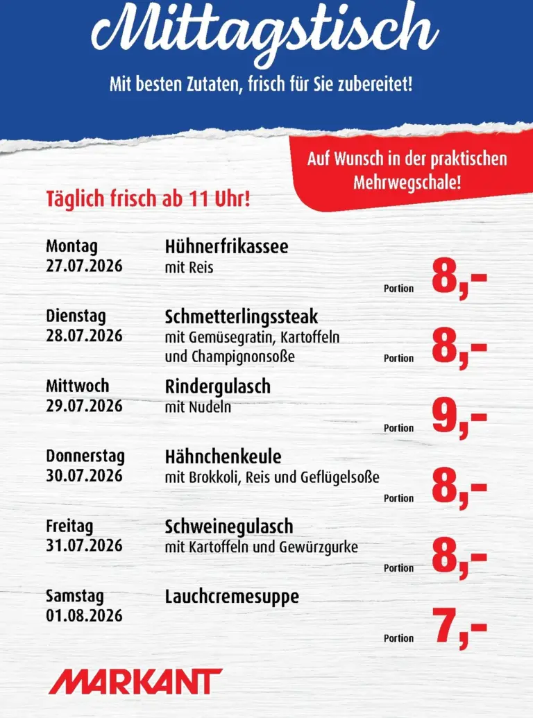 Markant Prospekt ab 27.07.2026