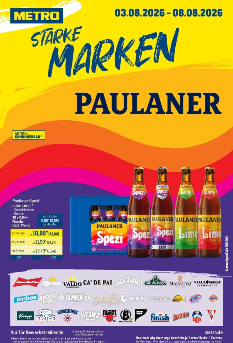 METRO Prospekt ab 03.08.2026