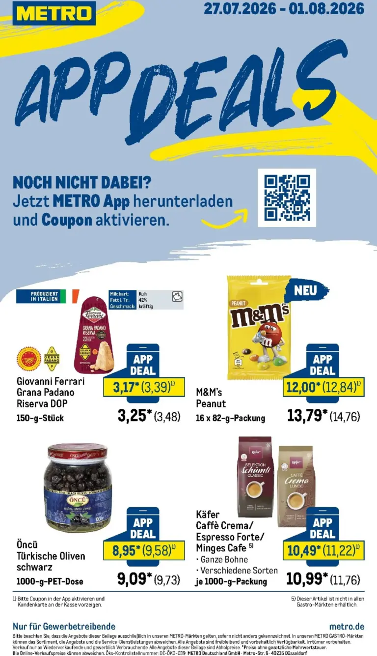 METRO Prospekt ab 27.07.2026