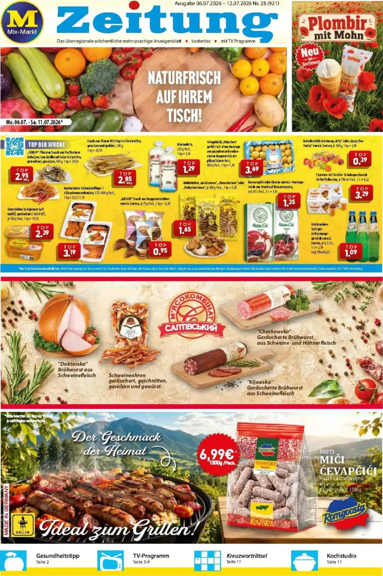 Mix Markt Prospekt ab 06.07.2026