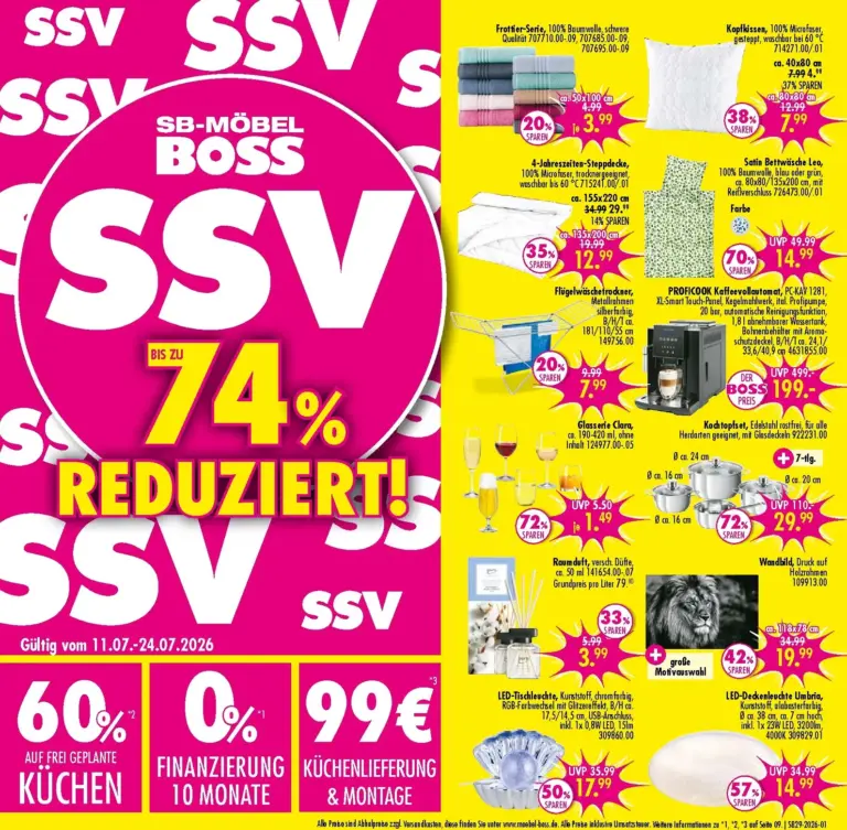 Möbel Boss Prospekt ab 11.07.2026