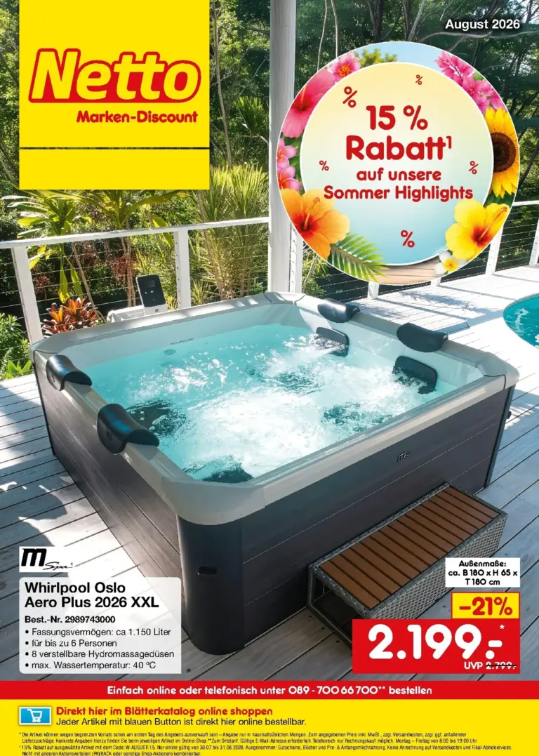 Netto Marken-Discount Prospekt ab 01.08.2026