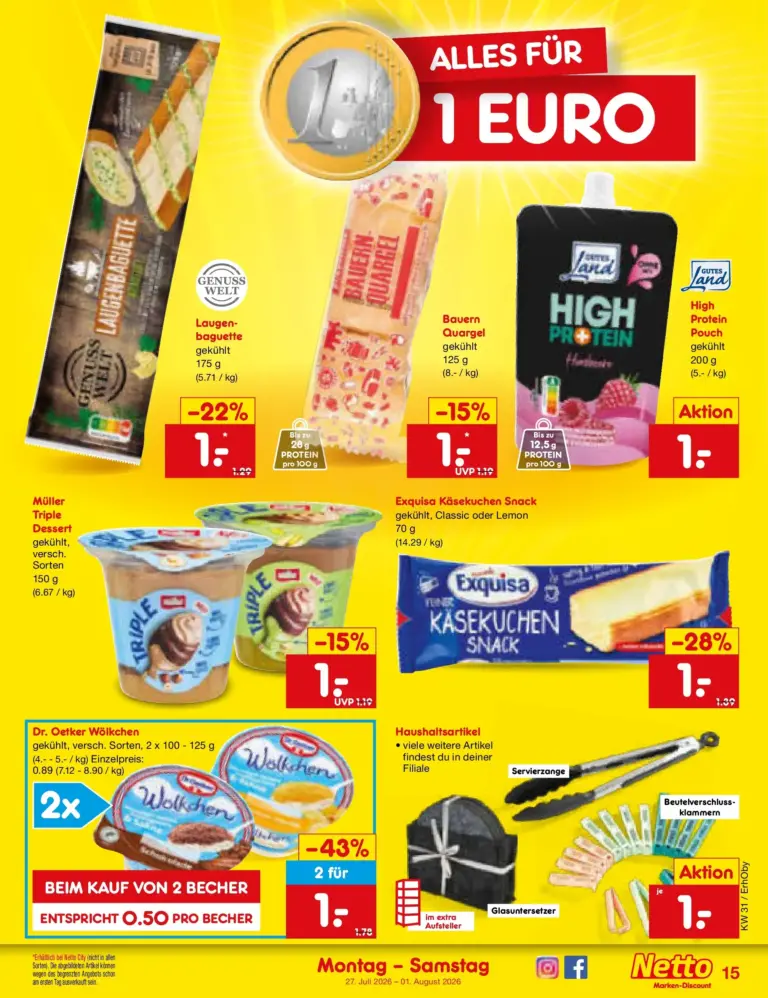 Netto Marken-Discount Prospekt ab 27.07.2026