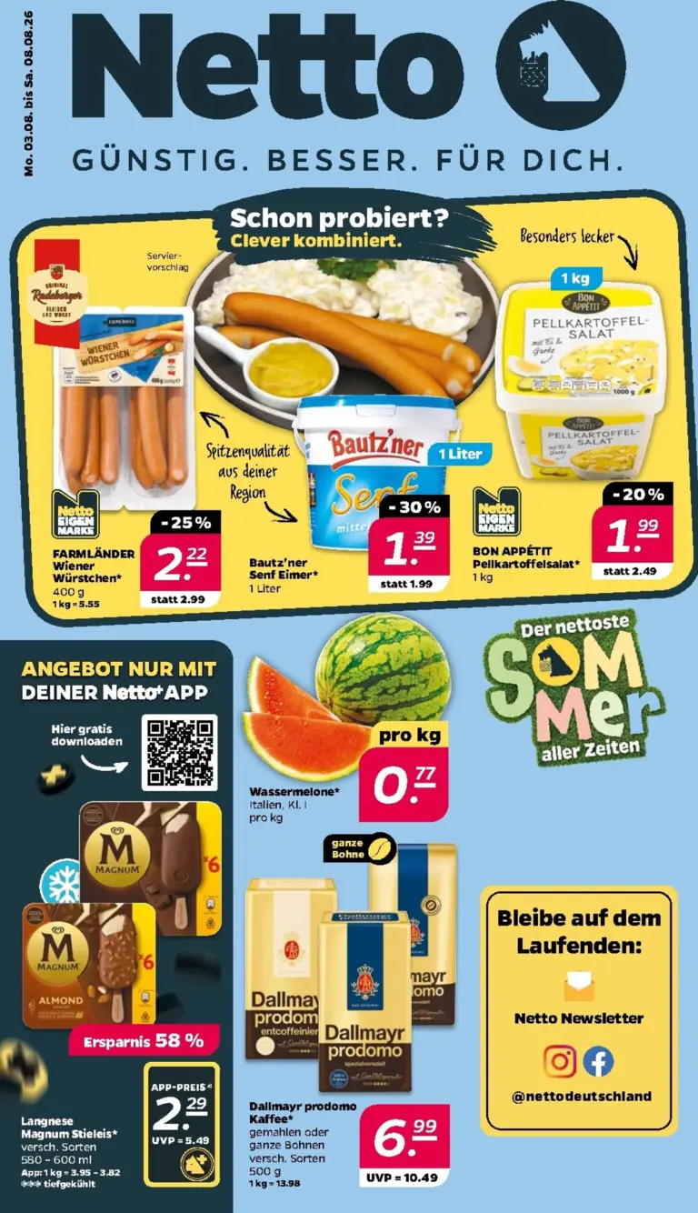 NETTO Prospekt ab 02.08.2026