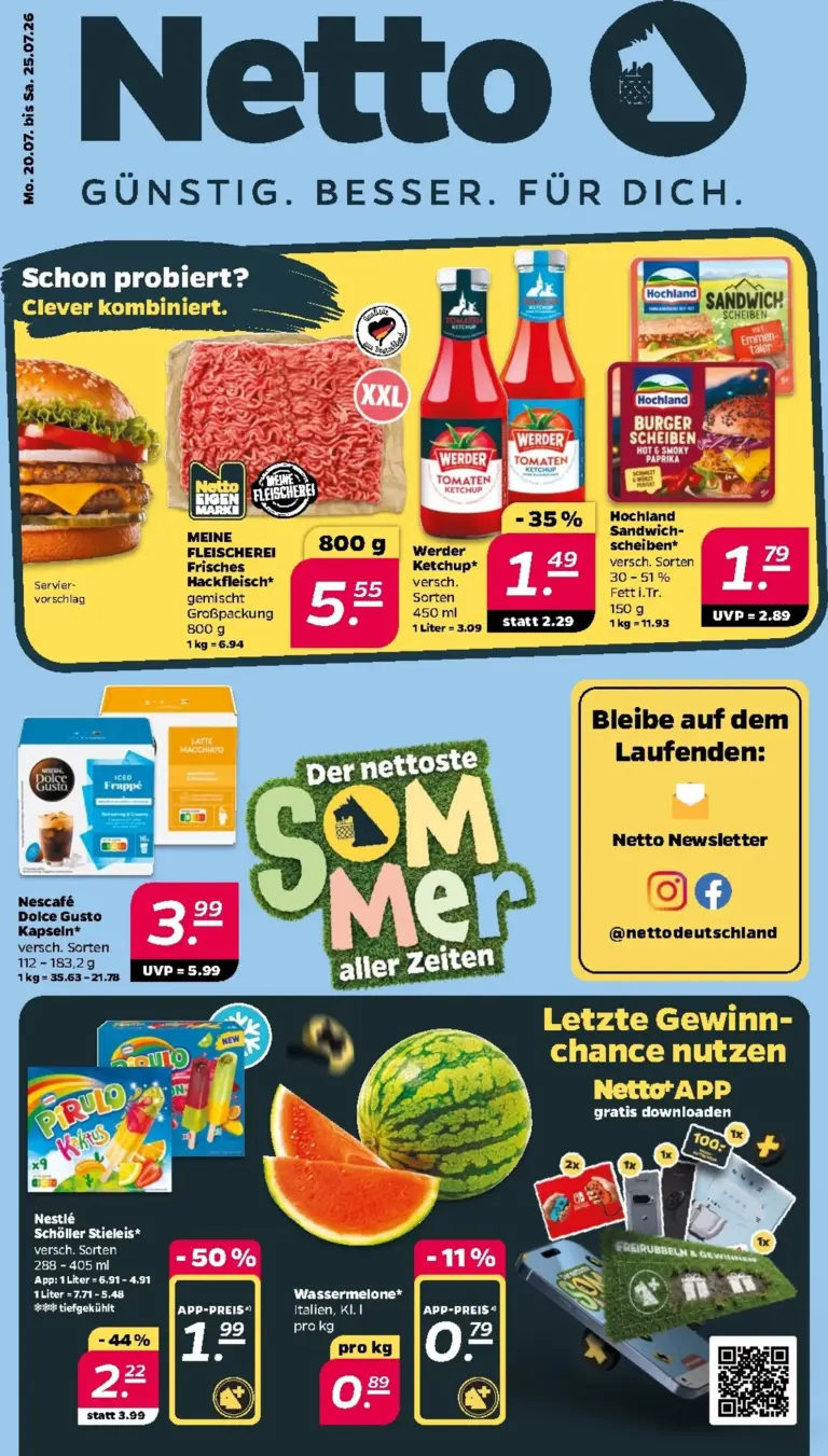 NETTO Prospekt ab 20.07.2026