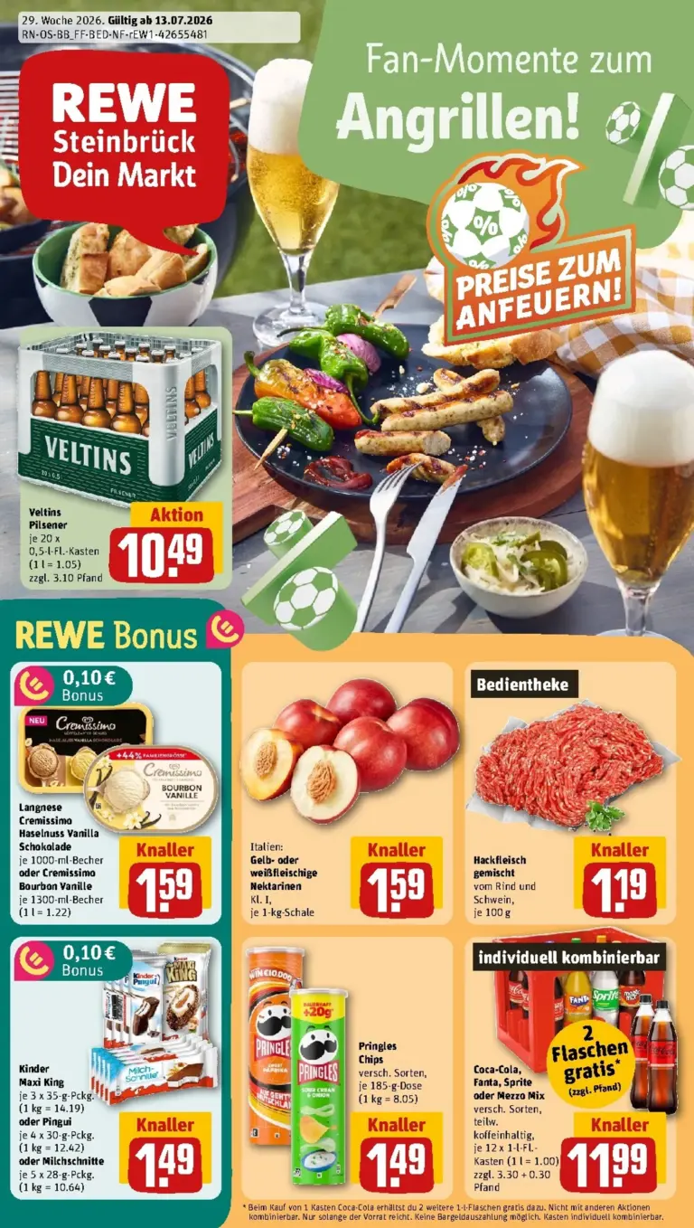 REWE Prospekt ab 13.07.2026