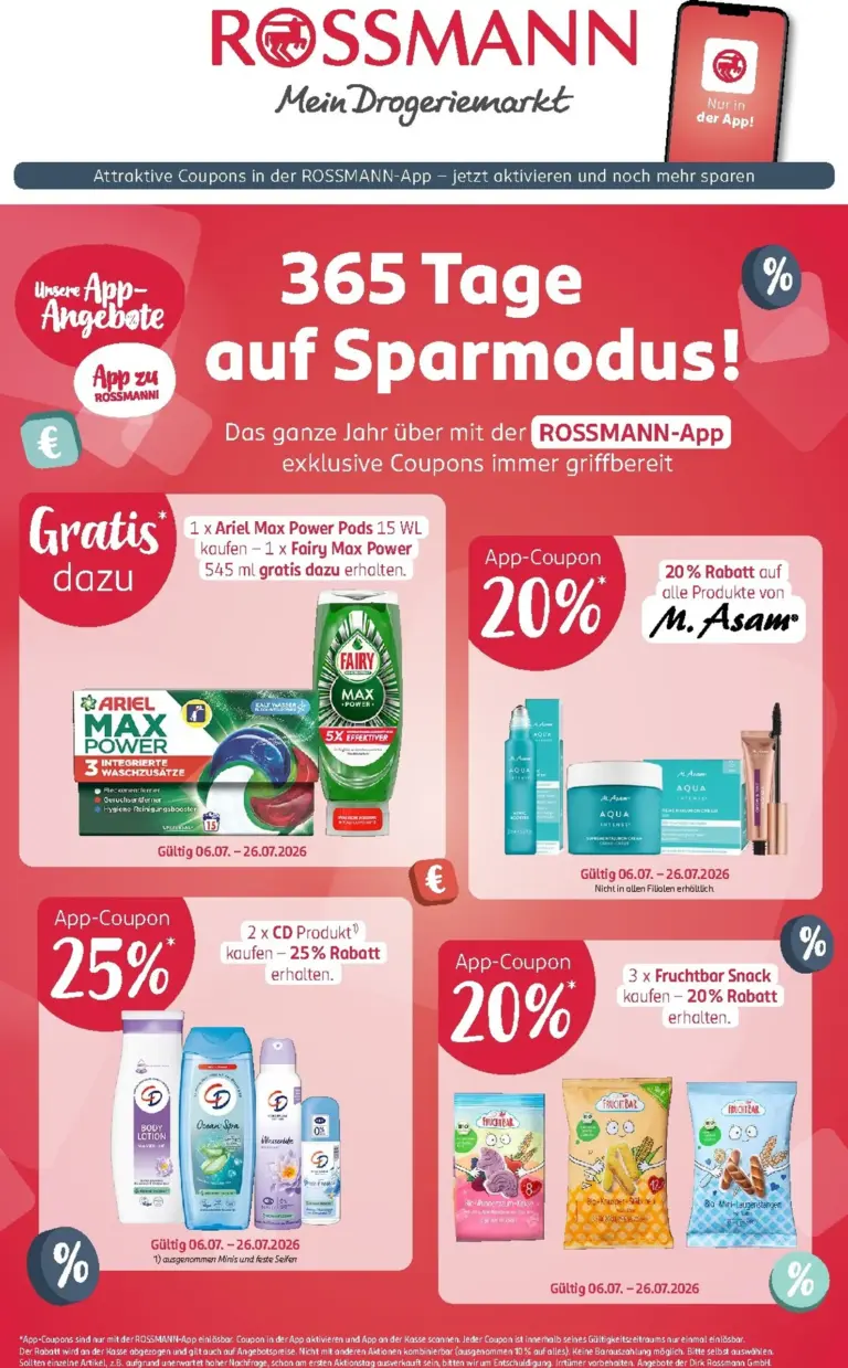 Rossmann Prospekt ab 06.07.2026