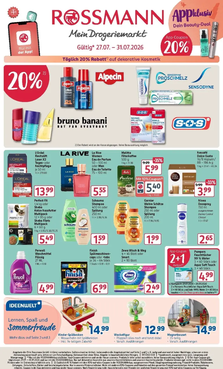 Rossmann Prospekt ab 27.07.2026