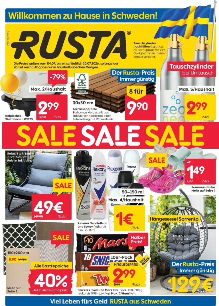 Rusta Prospekt ab 04.07.2026