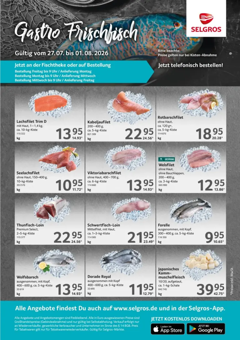 Selgros Prospekt ab 27.07.2026