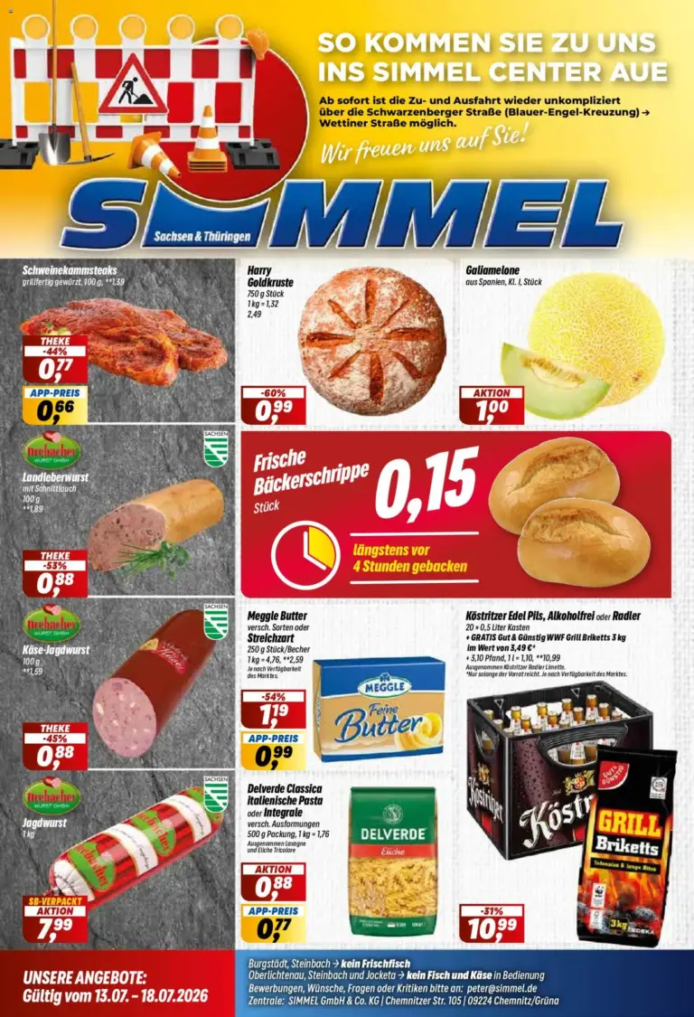 Simmel Prospekt ab 13.07.2026